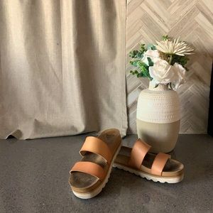 Reef womens cushion Vista HI Platform Sandals natural